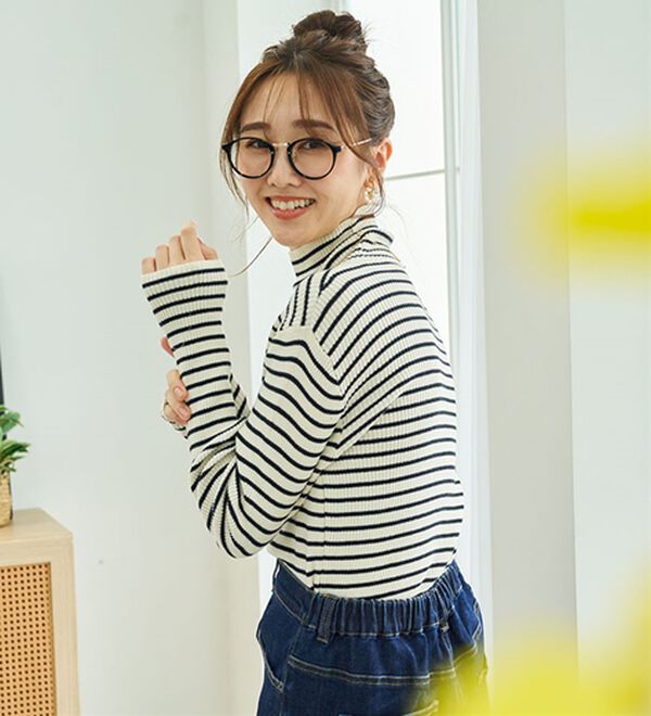 BELLUNA（ベルーナ）の「＜＆ｃｏｃｏｃｈｉ＞ハピネスコットン１００％ニットレギンス（スパッツ・レギンス）」｜詳細画像