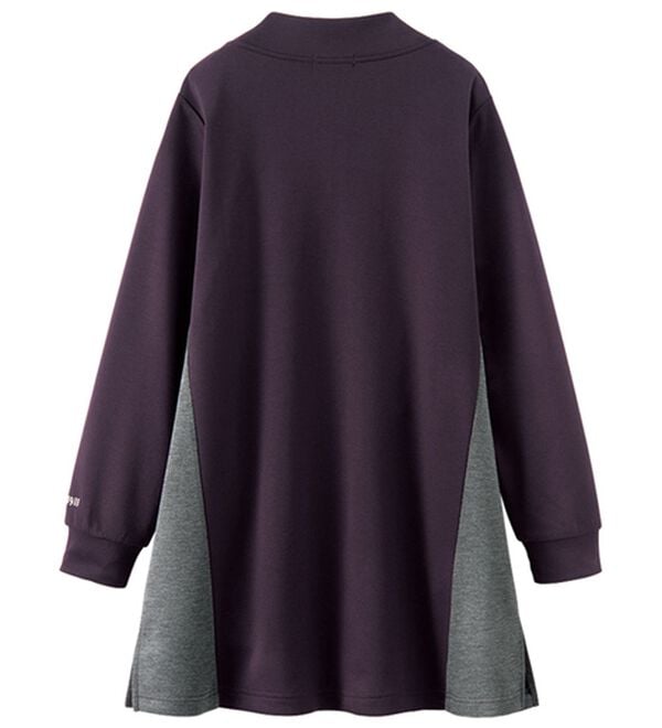 BELLUNA（ベルーナ）の「＜ＦＩＬＡ＞とろみ素材配色切替ハーフジップ使いチュニック（チュニック）」｜詳細画像