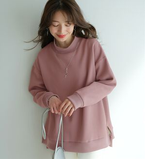 BELLUNA（ベルーナ）の「 【快適Ｌａｂ．】ワッフル素材裏ボアハイネックプルオーバー（カットソー）」｜詳細画像