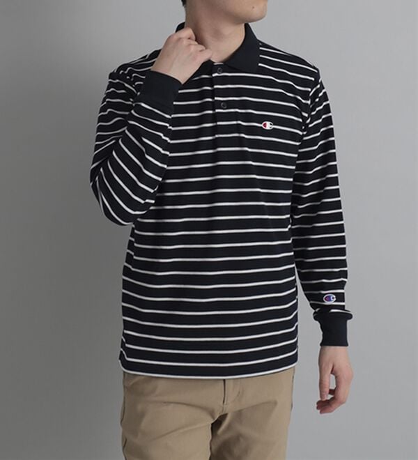 「＜チャンピオン＞鹿の子デザインポロシャツ（メンズポロシャツ）」｜詳細画像