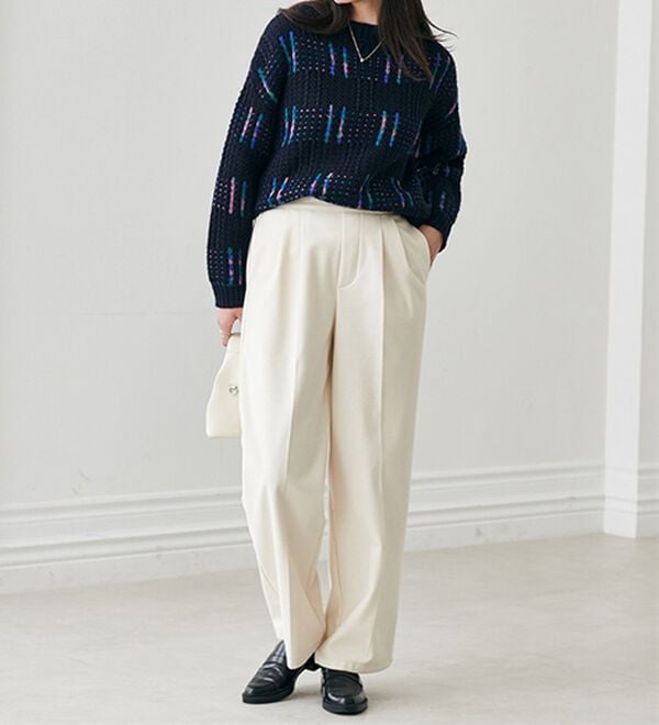 RANAN（ラナン）の「カラフルニットプルオーバー（ニット・セーター）」｜詳細画像