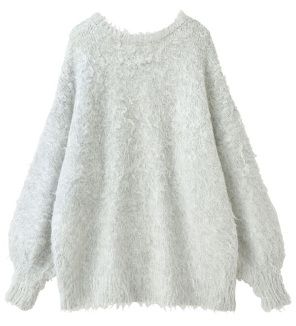 RANAN（ラナン）の「前後２ＷＡＹシャギーニット（ニット・セーター）」｜詳細画像