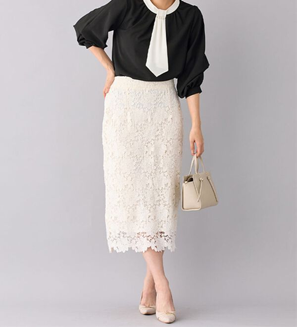 マルチWAY配色ボウタイブラウス - ベルーナ【公式】