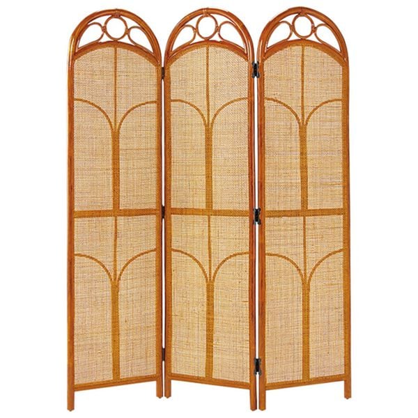 「籐間仕切りスクリーン（その他日用品・趣味雑貨）」｜詳細画像