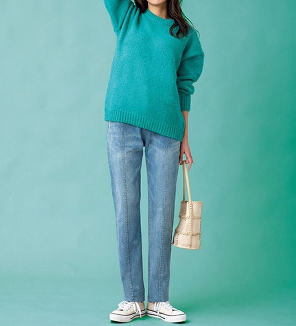 ルフラン（ルフラン）の「【３本組】美脚スティックデニム（フルレングスパンツ）」｜詳細画像