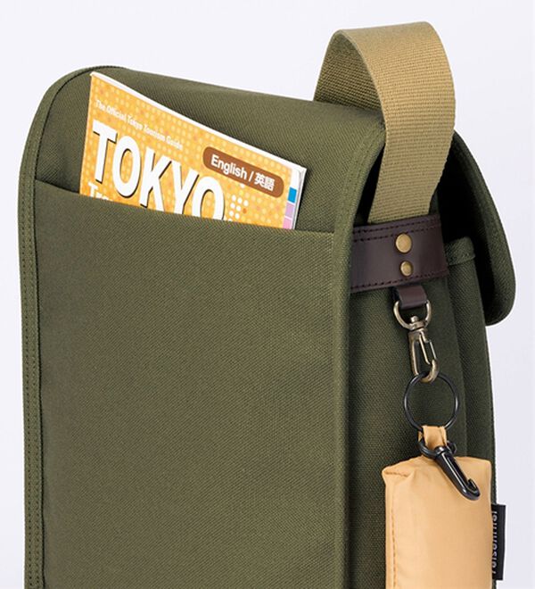 「＜富士金梅（Ｒ）＞８号帆布使用Ａ４対応ショルダー（メンズショルダーバッグ）」｜詳細画像