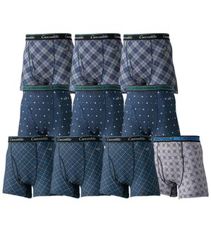 「【４枚組】＜クロコダイル＞革新設計！爽快ボクサーパンツ（メンズボクサーパンツ）」｜柄タイプ10枚組