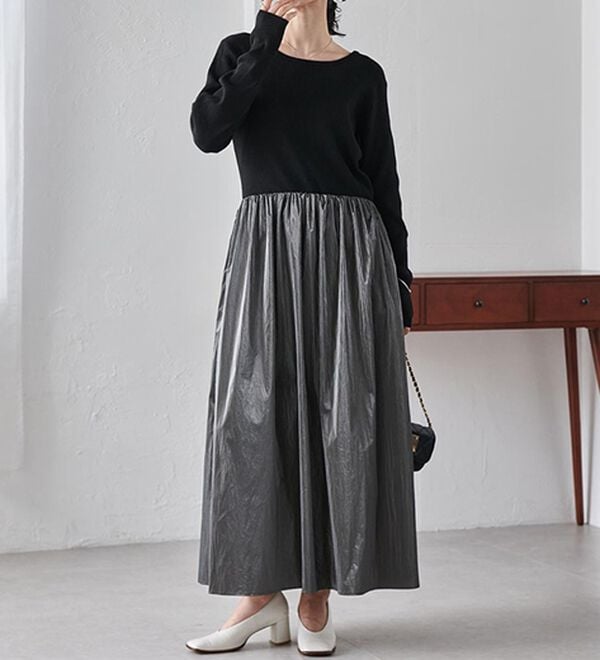 RANAN（ラナン）の「ニットドッキングワンピース（ドッキングワンピース）」｜詳細画像