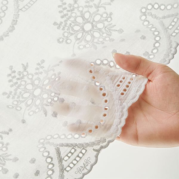 BELLUNA（ベルーナ）の「気になる夏の二の腕隠し！綿１００％刺しゅうブラウス（ブラウス）」｜詳細画像