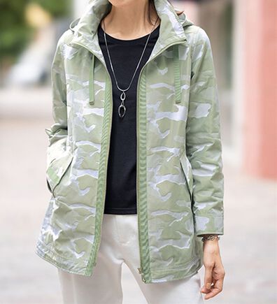 ルフラン（ルフラン）の「迷彩柄ジャカードブルゾン（ブルゾン）」