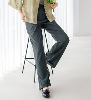 BELLUNA（ベルーナ）の「万能！タック使いワイドパンツ（ワイドパンツ・ガウチョ）」｜詳細画像