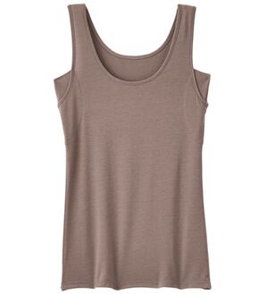 YU'NOW（ユナウ）の「ベーシック汗取りインナー　タンクトップ（肌着・インナーウェア）」｜ブラウン