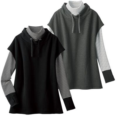 ルフラン（ルフラン）の「【２色組】毎日着たい着心地！軽やかアンサンブル（アンサンブル）」