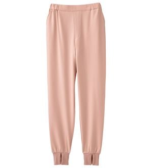 RANAN（ラナン）の「機能付き！裾スリットパンツ（フルレングスパンツ）」｜ピンク