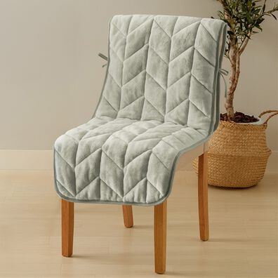 iellio（イエリオ）の「あったかフランネルチェアカバー＜座椅子カバー・こたつ椅子カバー・吸湿発熱・抗菌防臭＞（チェアカバー・チェアパッド）」