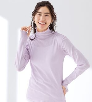 LAVIENNE（ラヴィエンヌ）の「綿１００％ＵＶ対策涼やかシアーインナー＜素肌ベール＞（肌着・インナーウェア）」｜詳細画像