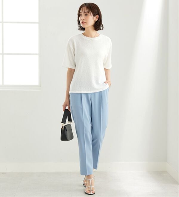 BELLUNA（ベルーナ）の「ジャカード素材プルオーバー（カットソー）」｜詳細画像