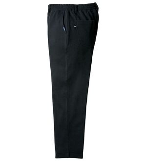 「＜Ｂｅ　ＣＨＡＮＣＥ＞そのままお出かけジャージイージースラックス（メンズルームウェア）」｜ブラック無地