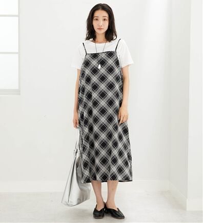 BELLUNA（ベルーナ）の「迷わず決まる！キャミワンピースセット（その他ワンピース）」