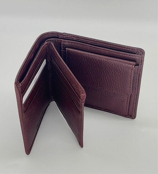 「＜ヒロココシノ・オム・ベーシック＞ソフトレザー折財布（メンズ財布・パスケース）」｜詳細画像