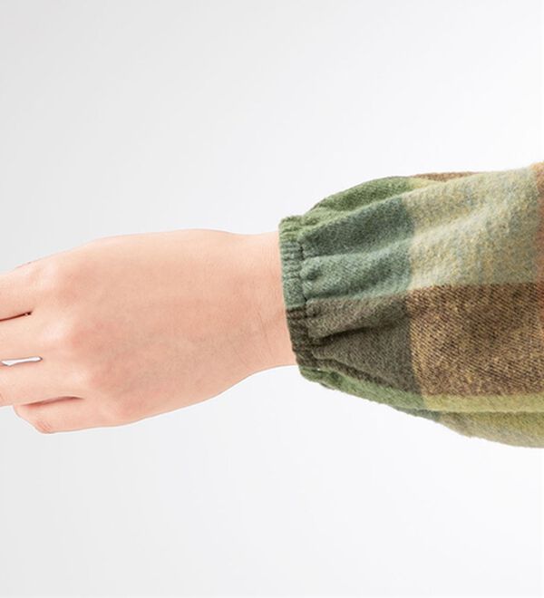 「【３枚組】家事もらく！ほっこりビックチェックシャツ（チュニック）」｜詳細画像