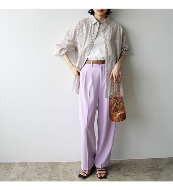 GeeRA（ジーラ）の「アソート柄オーバーサイズシャツ（シャツ）」｜詳細画像