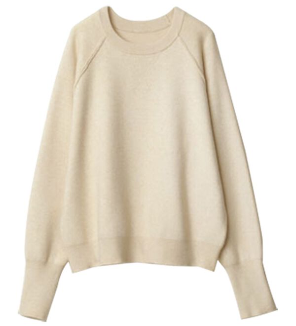 RANAN（ラナン）の「パチパチしにくい！大人のきれいめトレーナーニット（ニット・セーター）」｜詳細画像