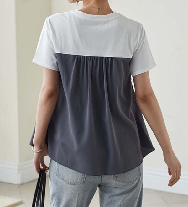RANAN（ラナン）の「ひんやり！ビスチェ重ね着風Ｔシャツ（カットソー）」｜詳細画像