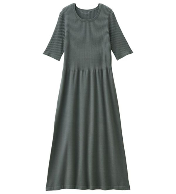 RANAN（ラナン）の「フェザーニットワンピースアンサンブル（ニットワンピース）」｜詳細画像