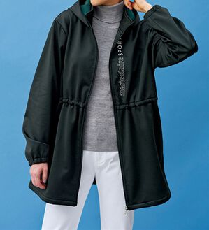 BELLUNA（ベルーナ）の「【マリ・クレールスポール】防風フリースジャケット（その他ジャケット）」｜黒