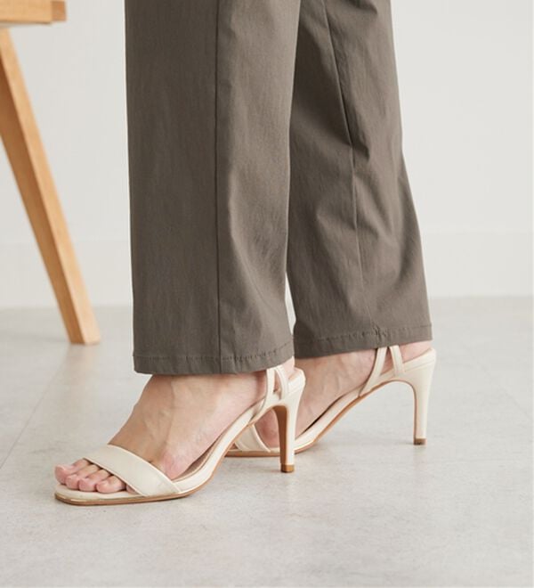 BELLUNA（ベルーナ）の「冷感ピケストレッチ素材スリムパンツ（フルレングスパンツ）」｜詳細画像