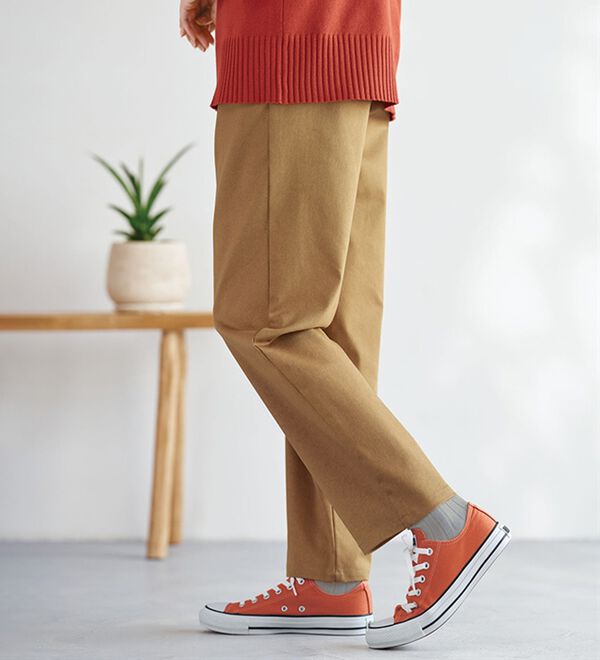 BELLUNA（ベルーナ）の「裏起毛あったかゆるスマートパンツ（フルレングスパンツ）」｜詳細画像