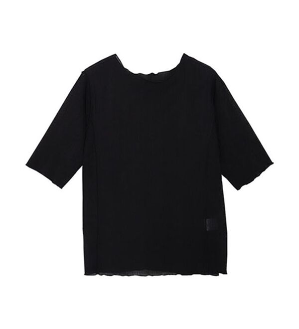 Pierrot（ピエロ）の「５分袖メロートップス（カットソー）」｜詳細画像