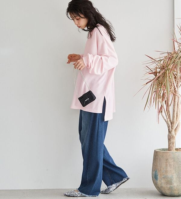 RANAN（ラナン）の「オーバーサイズスウェットＴ（カットソー）」｜詳細画像