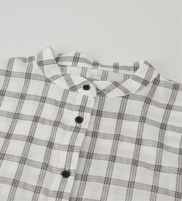 RANAN（ラナン）の「２ｗａｙボウタイチェックシャツ（シャツ）」｜詳細画像
