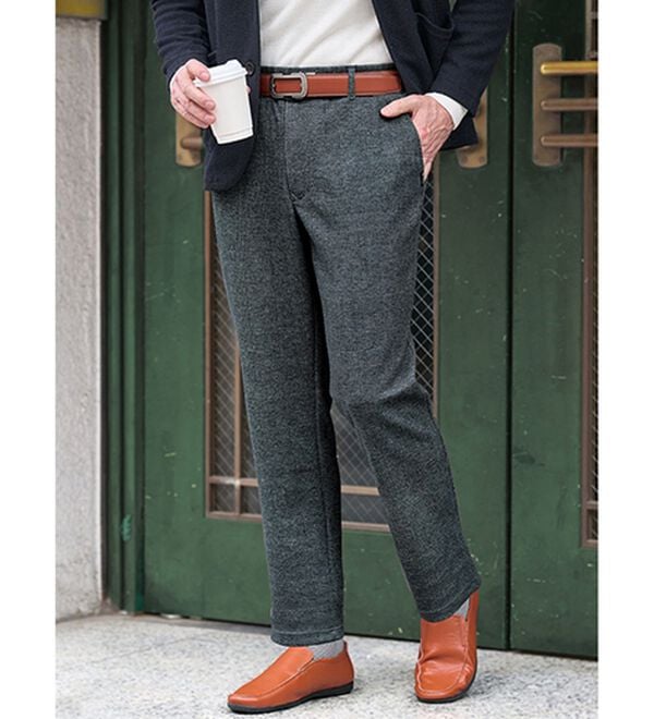 「【３本組】そのままお出かけジャージパンツ（メンズフルレングスパンツ）」｜詳細画像