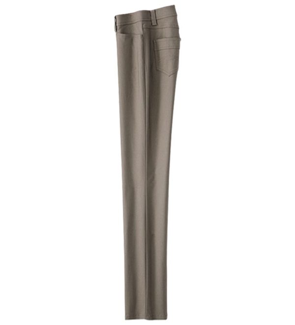 BELLUNA（ベルーナ）の「冷感ストレッチ美脚シルエットパンツ（フルレングスパンツ）」｜モカグレー