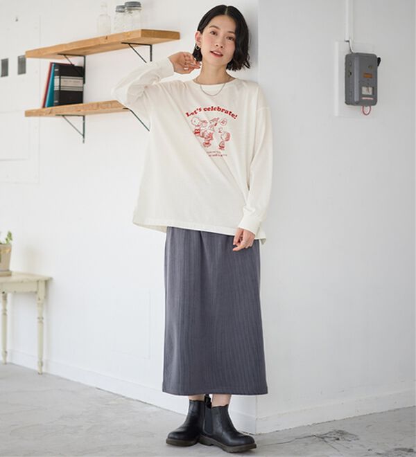 Viola e Viola（ヴィオラ エ ヴィオラ）の「【スペシャルコラボ】スヌーピーCelebrateTシャツ（Tシャツ）」｜詳細画像