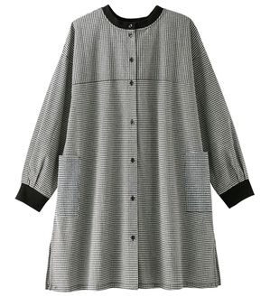 BELLUNA（ベルーナ）の「着回し３通り！綿１００％ハウスチュニック（チュニック）」｜ギンガムチェック