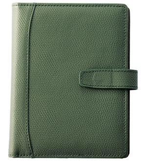 「姫路レザーマルチに活躍！お薬手帳ケース（メンズ財布・パスケース）」｜グリーン