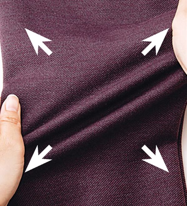 VINNO（ヴィノ）の「カルゼ素材・美ラインパンツ（フルレングスパンツ）」｜詳細画像