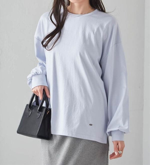RANAN（ラナン）の「多機能ベーシックオーバーサイズ長袖Tシャツ（Tシャツ）」｜詳細画像