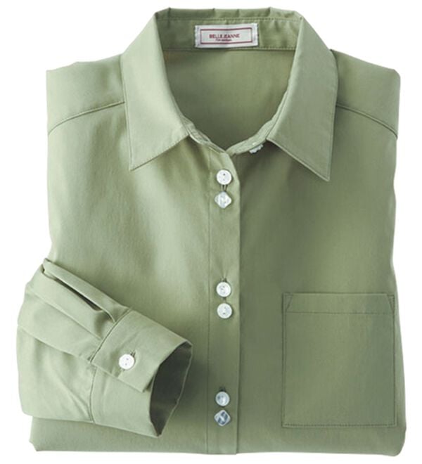 BELLUNA（ベルーナ）の「アイロンいらずの形態安定シャツ（シャツ）」｜詳細画像