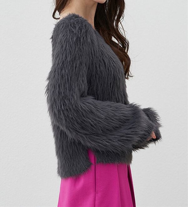 RANAN（ラナン）の「ロングフェザーシャギーニット（ニット・セーター）」｜詳細画像