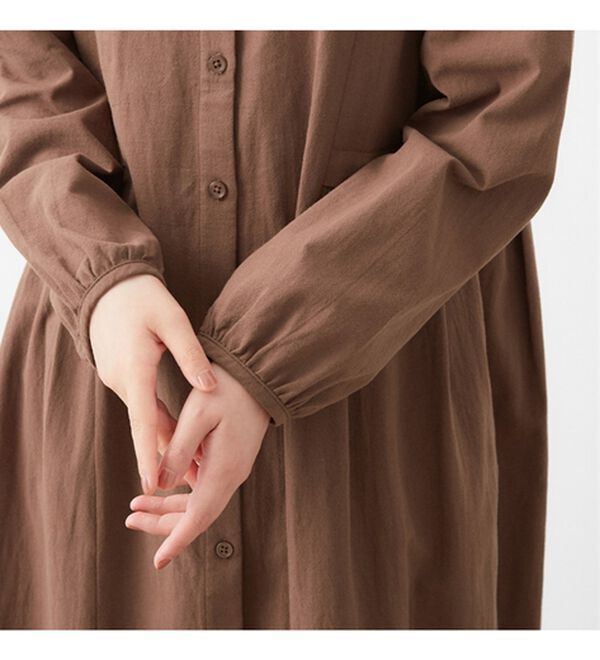 Viola e Viola（ヴィオラ エ ヴィオラ）の「綿１００％タック切替ワンピース（シャツワンピース）」｜詳細画像