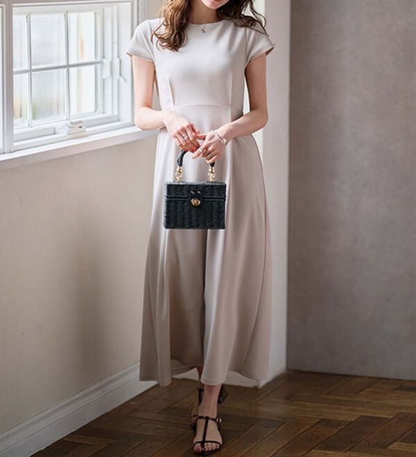 RANAN（ラナン）の「上品見えバックギャザーワンピース（その他ワンピース）」｜詳細画像