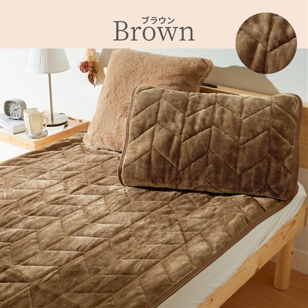 iellio（イエリオ）の「あったかフランネル敷きパッド＜吸湿発熱・抗菌防臭＞（敷パッド）」｜詳細画像