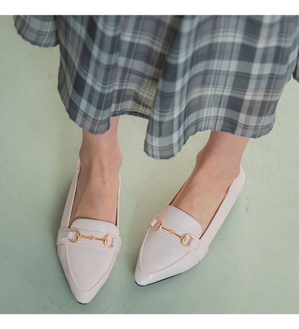 GeeRA（ジーラ）の「選べる！ビットローファー（ポインテットトゥ）（パンプス）」｜詳細画像