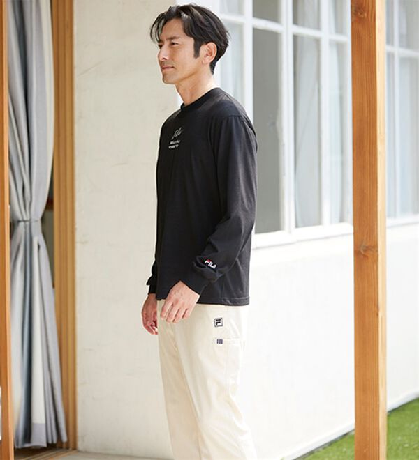 「＜フィラ＞ミラノリブカーデ＆Ｔシャツ（メンズＴシャツ）」｜詳細画像