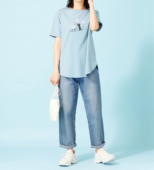 BELLUNA（ベルーナ）の「ヒンヤリ！着映えプリントプルオーバー（カットソー）」｜詳細画像